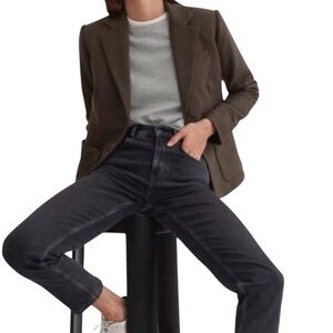 Everlane Wool Academy Blazer in Peat, Preppy, College, Career, Weekend, 10